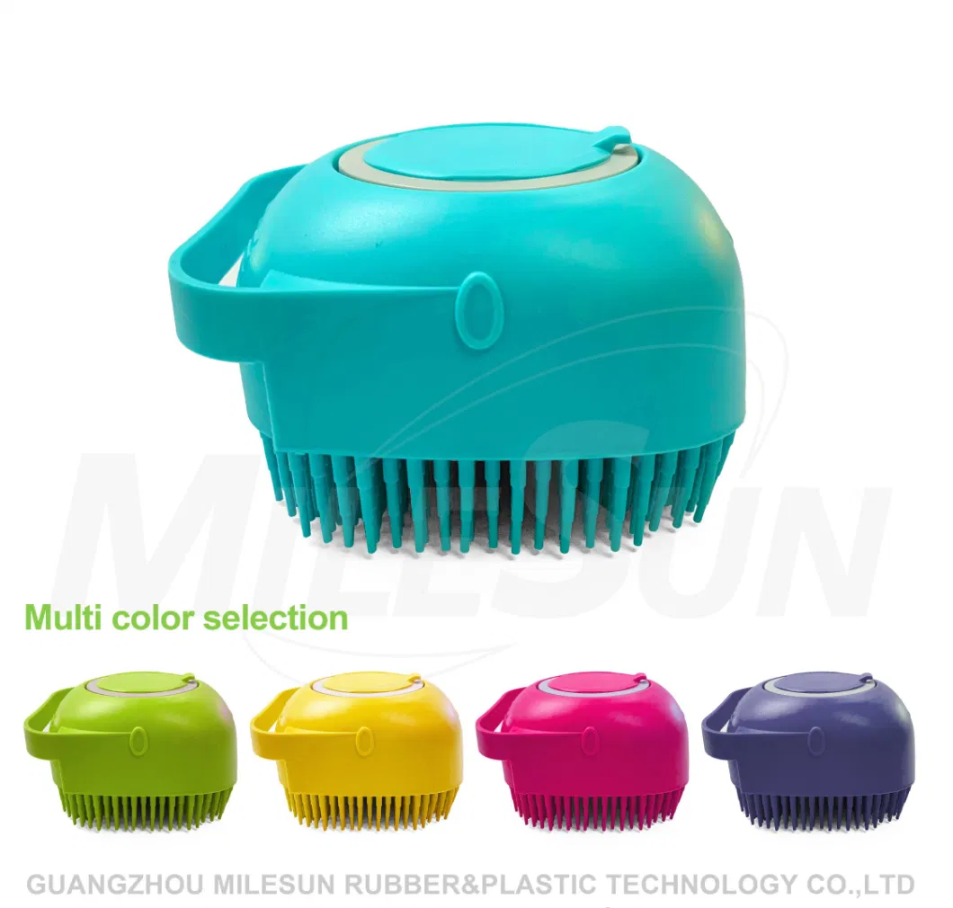 Healthy Soft Rubber Massage Wash Brush for Removing Dirt Bath Massage Shower Silicone Bath Brush Rubbing Body Mud Peeling Factory Direct